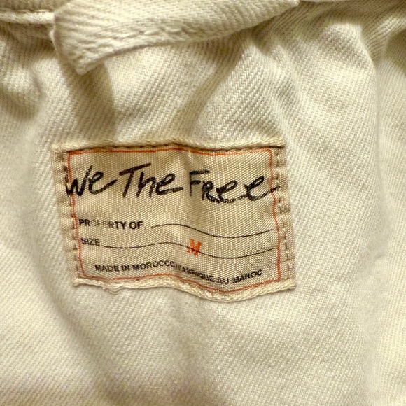 Free People Opal swing denim jacket sz medium - Picture 8 of 8